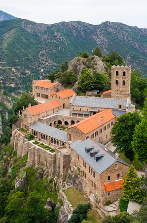 94475224-st-martin-du-canigou-monastery-pyrenees-orientales-department-southern-france